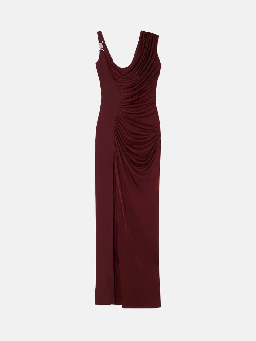 Asymmetrical evening dress