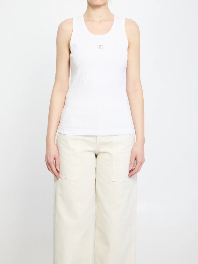 قميص داخلي مضلع بنقشة DG