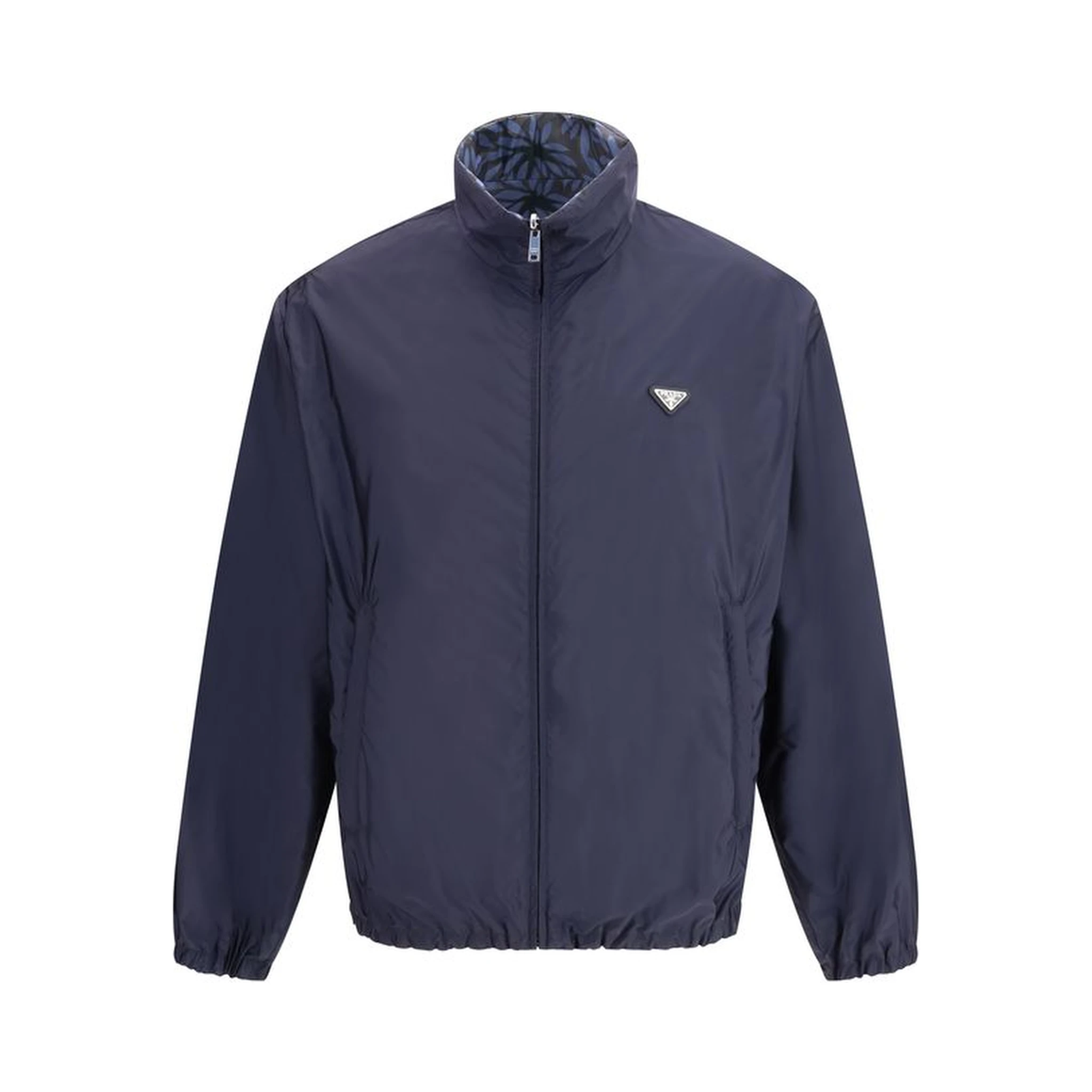 Blue Recycled Polyamide Shell Jacket