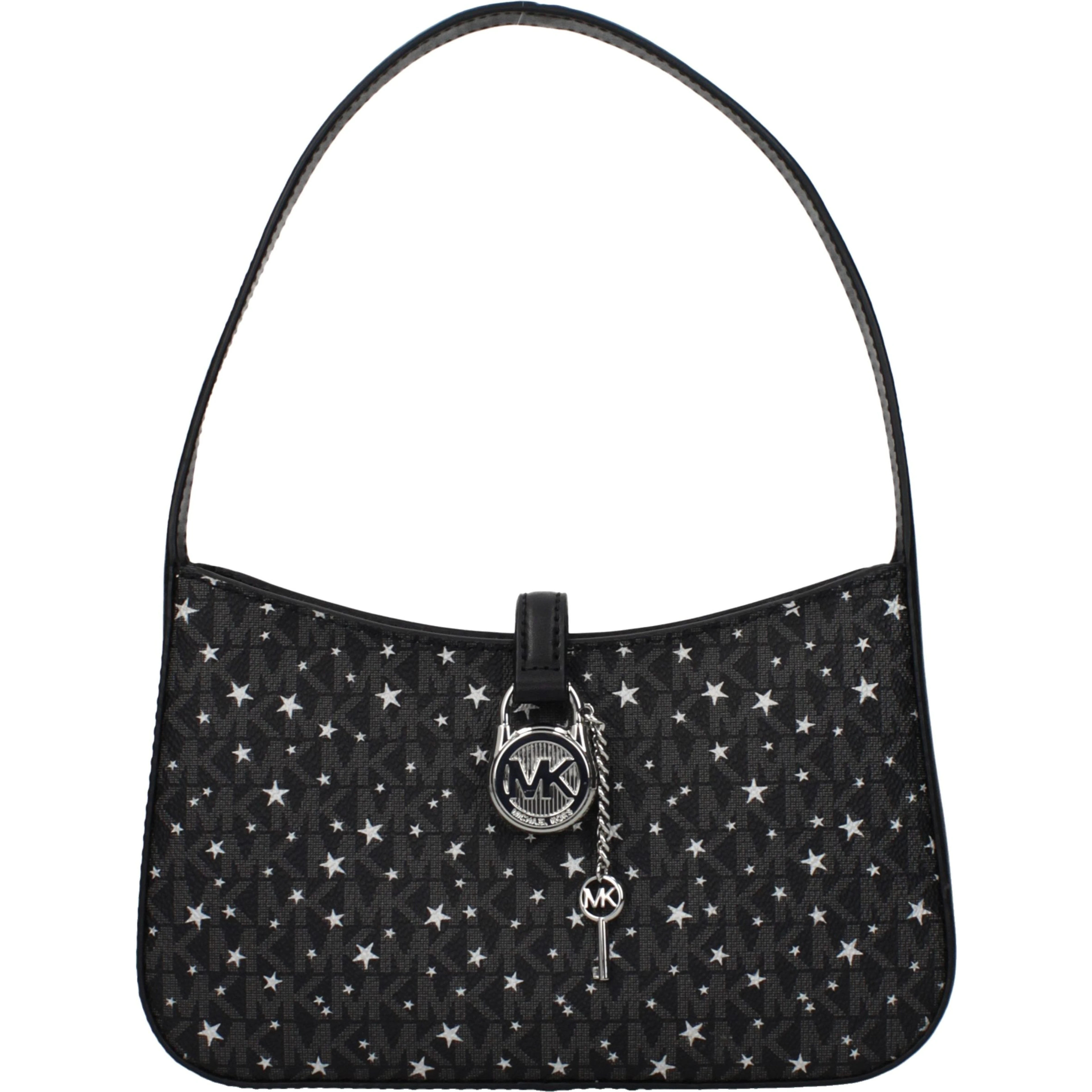 Black Fabric Handbag