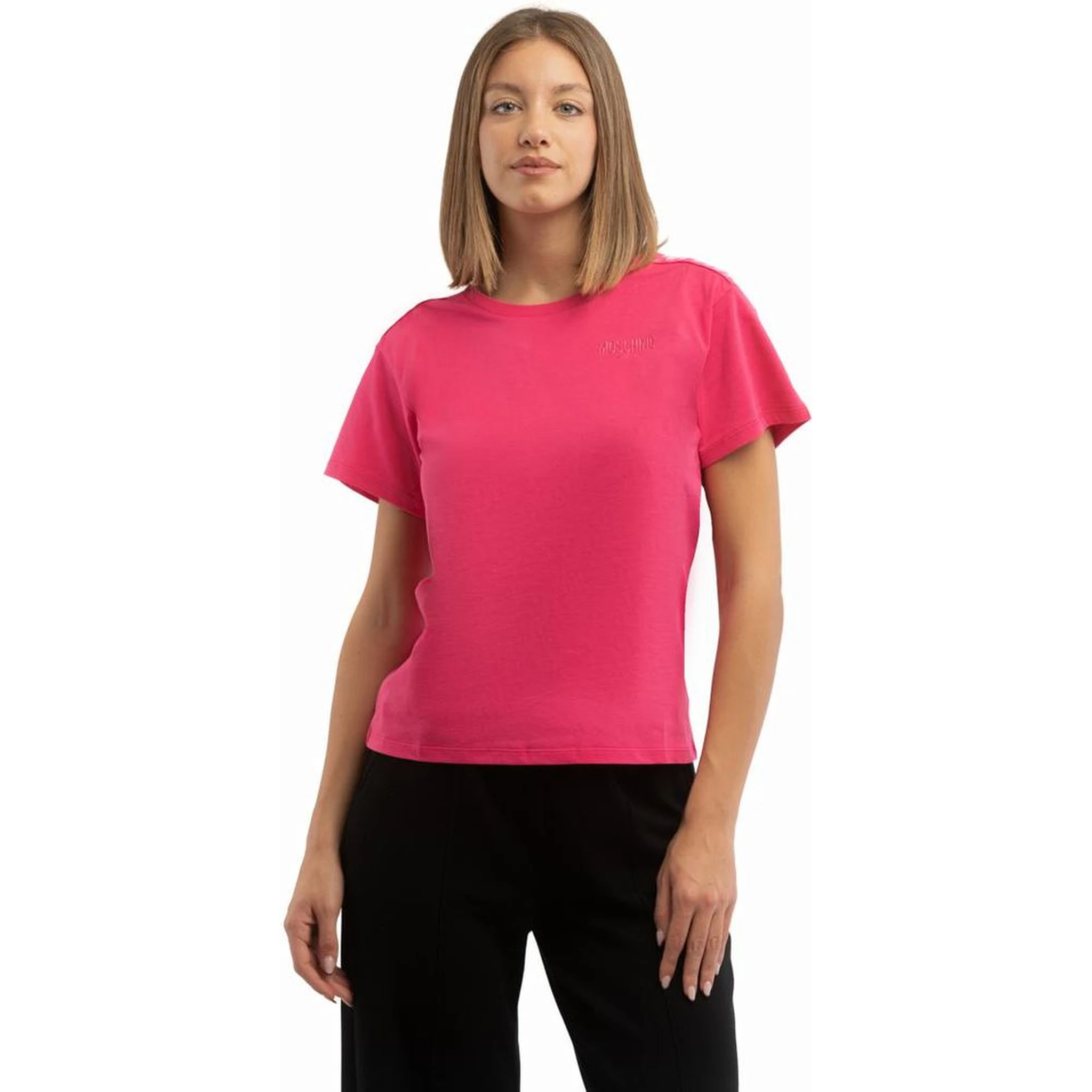 تيشيرت قطني بلون الفوشيا