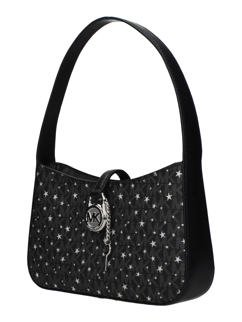 Black Fabric Handbag