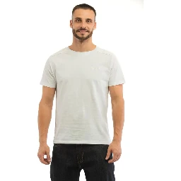 تي شيرت قطني أبيض