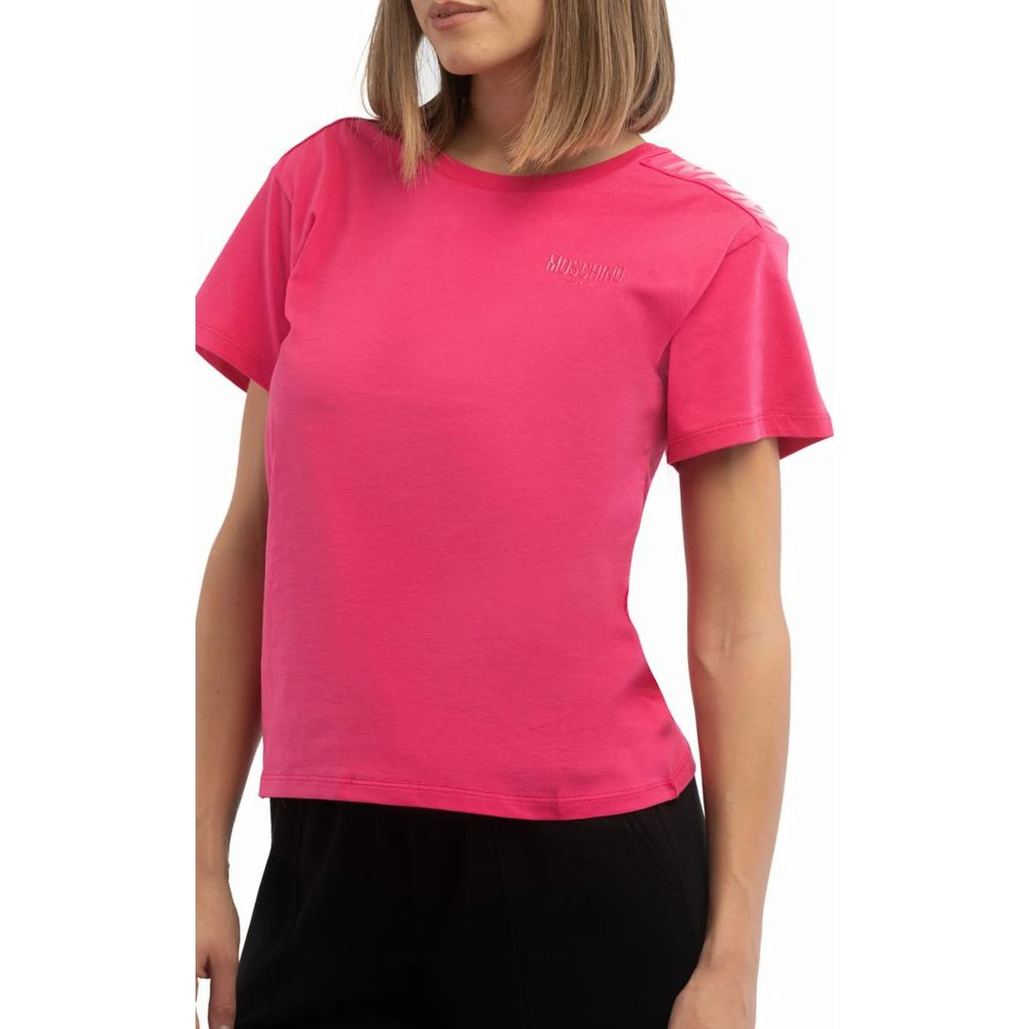 تيشيرت قطني بلون الفوشيا