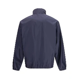 Blue Recycled Polyamide Shell Jacket