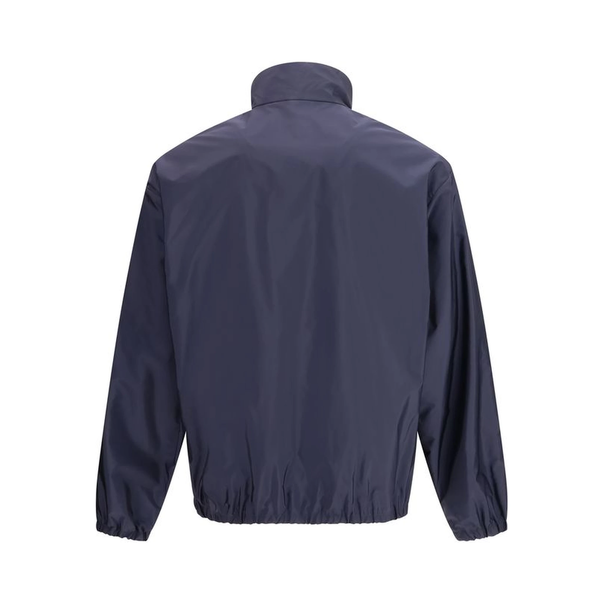 Blue Recycled Polyamide Shell Jacket