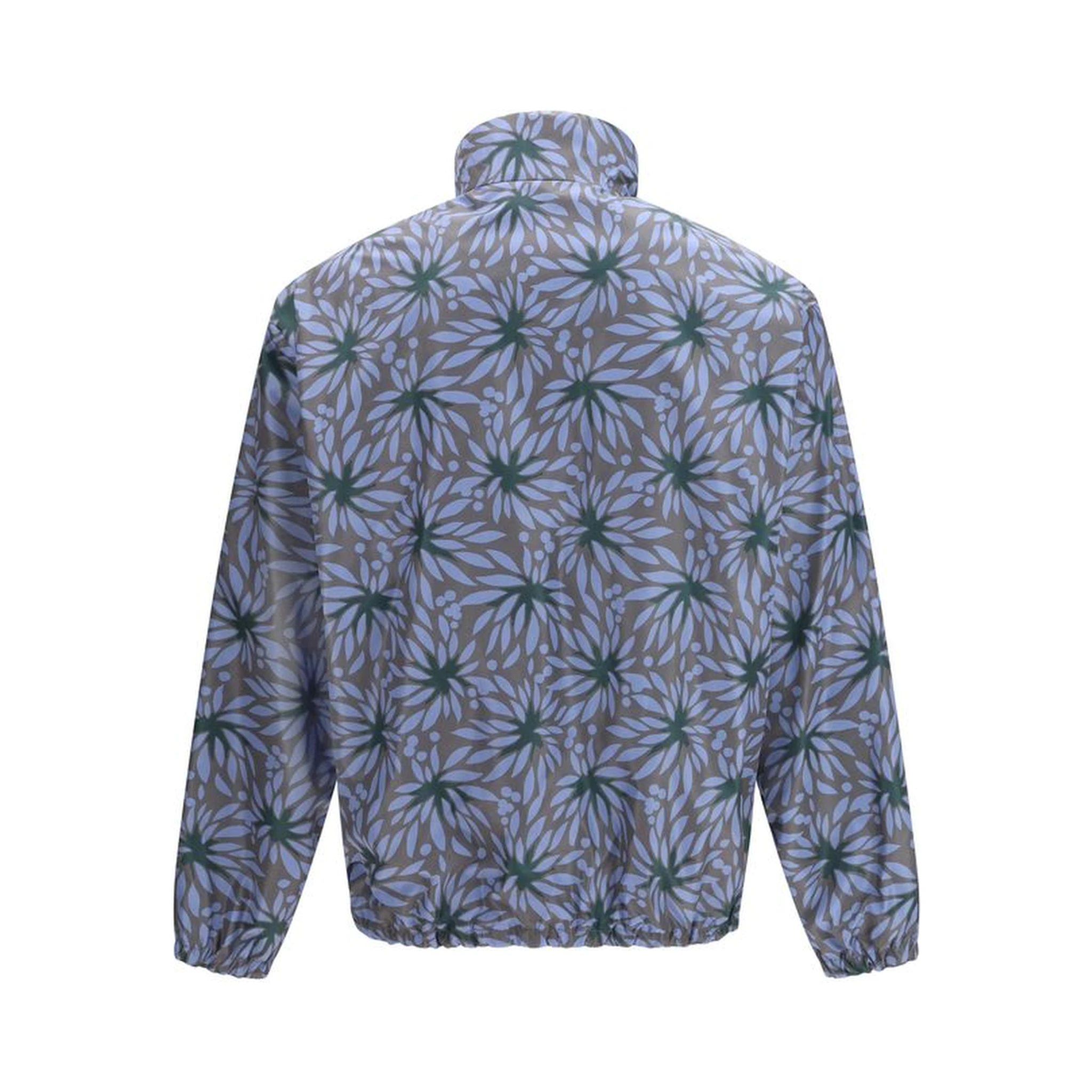 Blue Recycled Polyamide Shell Jacket