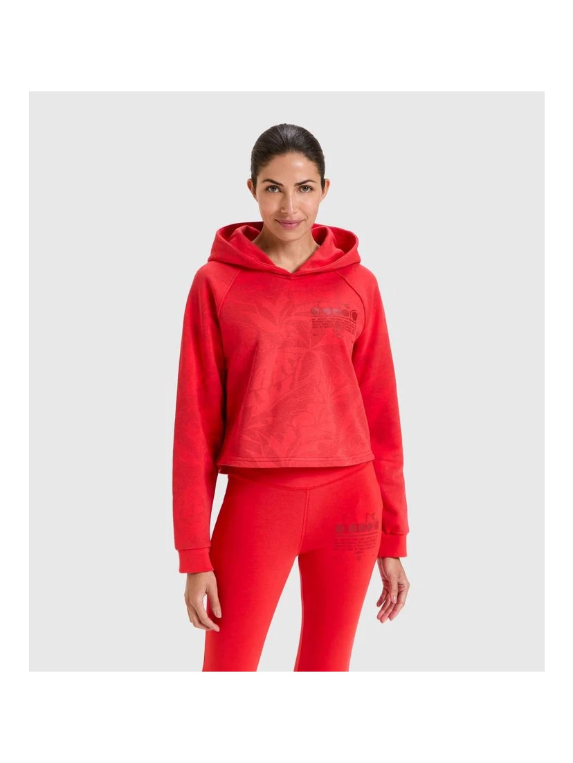 Red Cotton Sweatshirt