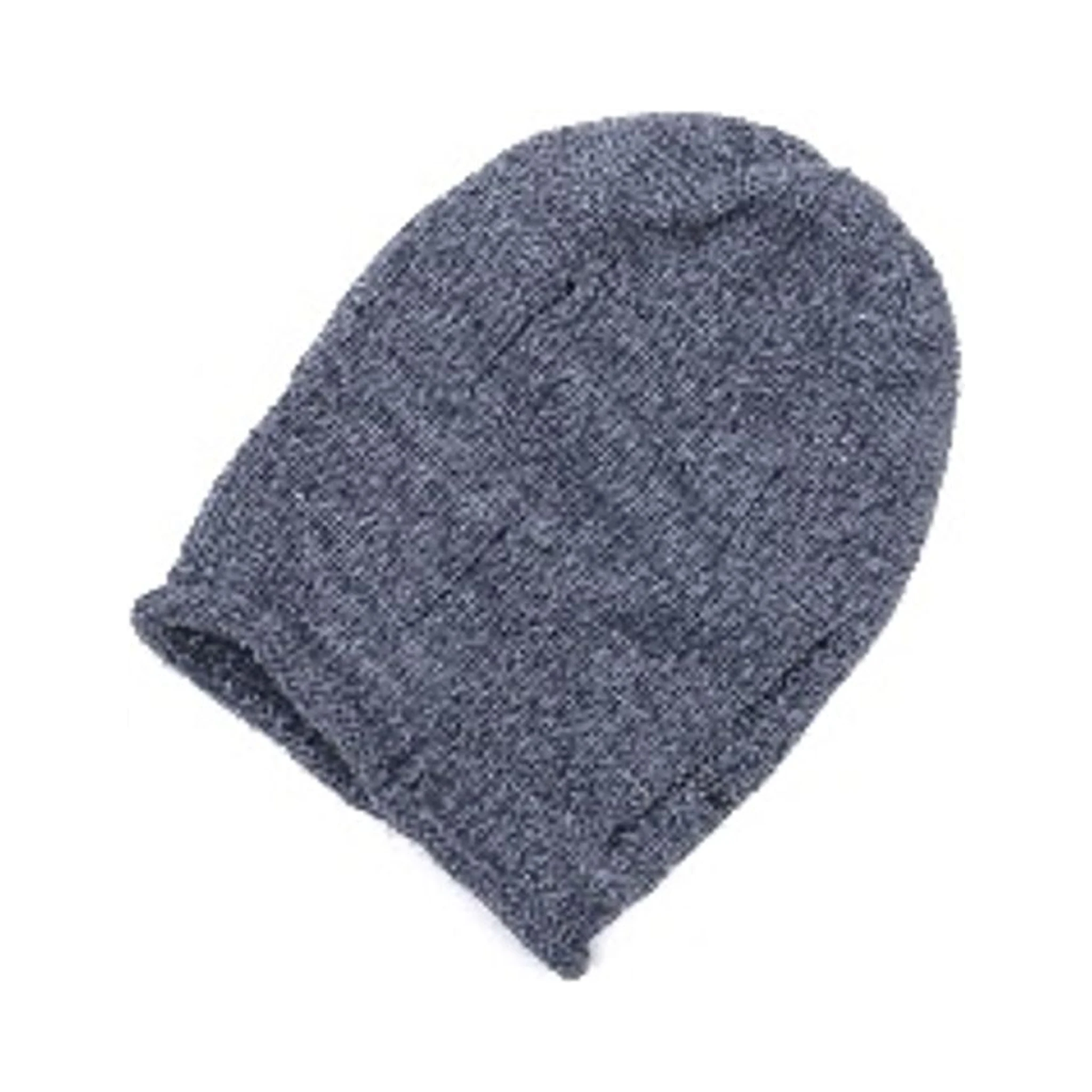 Gray Marabou Beanie