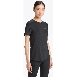 Black Polyester T-Shirt