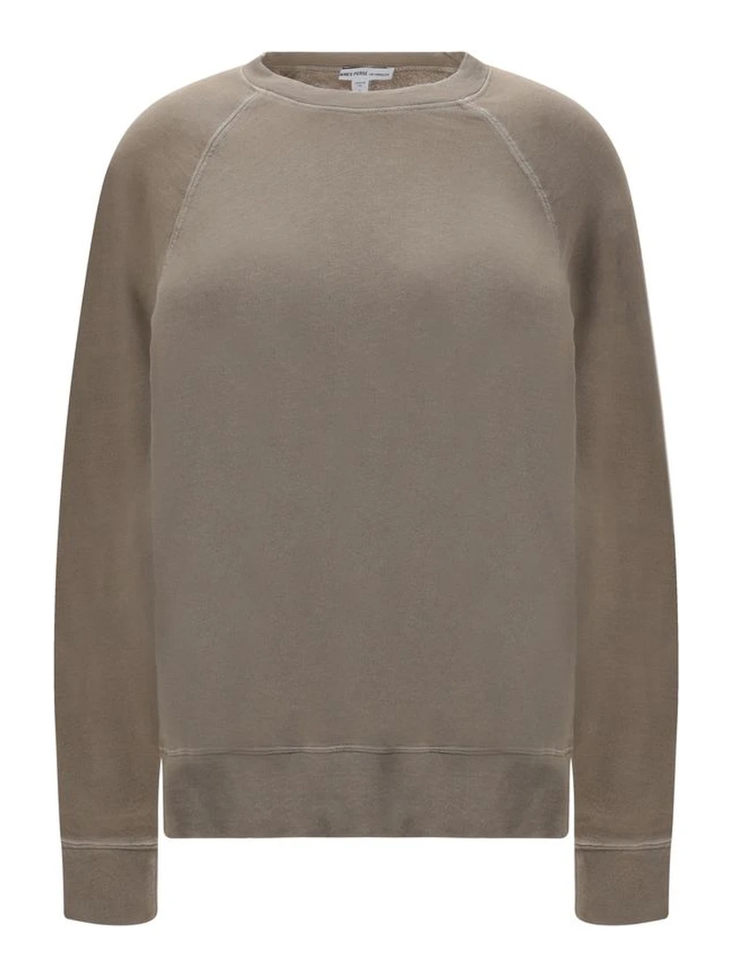Beige Cotton Sweatshirt