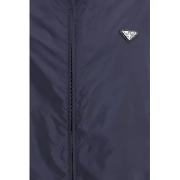 Blue Recycled Polyamide Shell Jacket