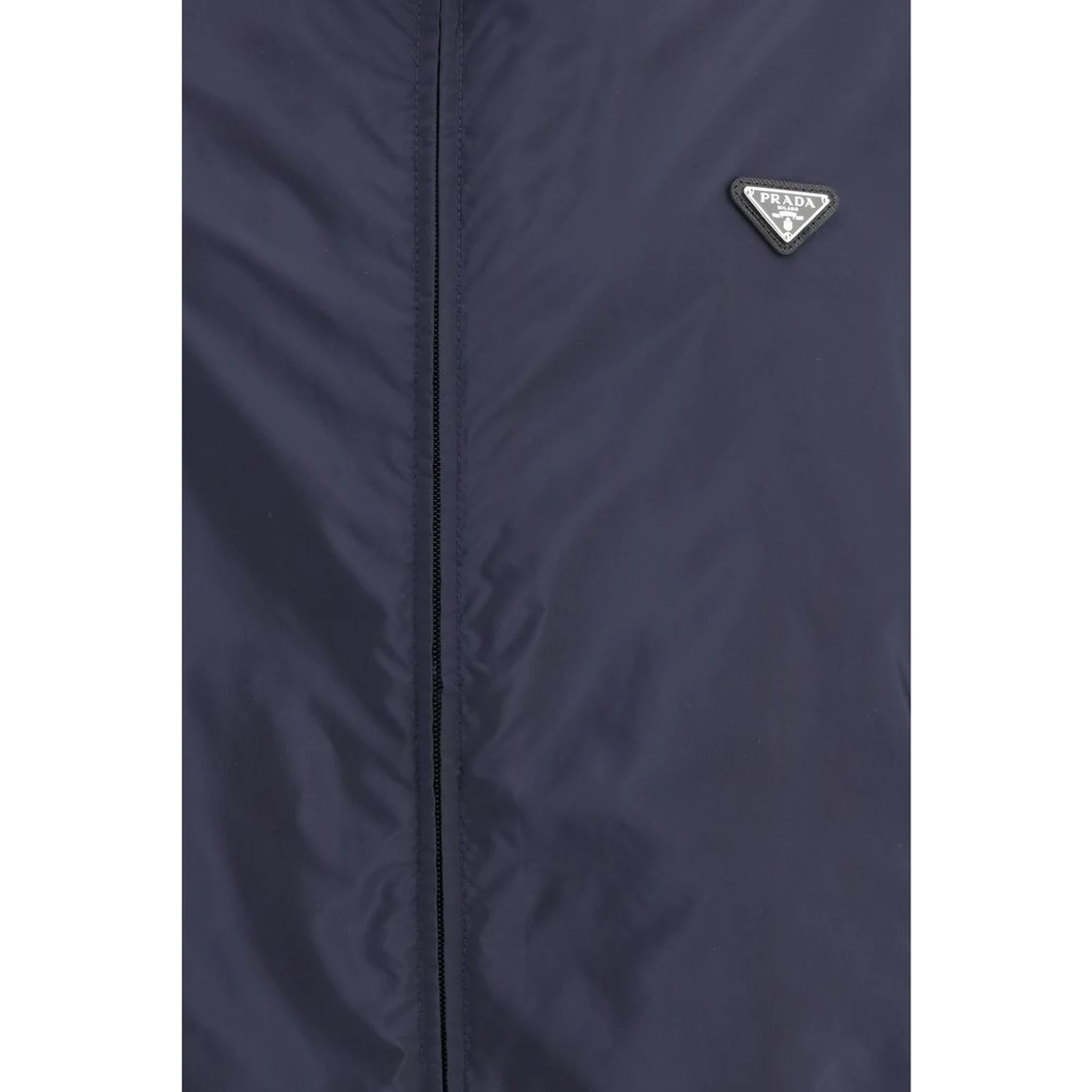 Blue Recycled Polyamide Shell Jacket