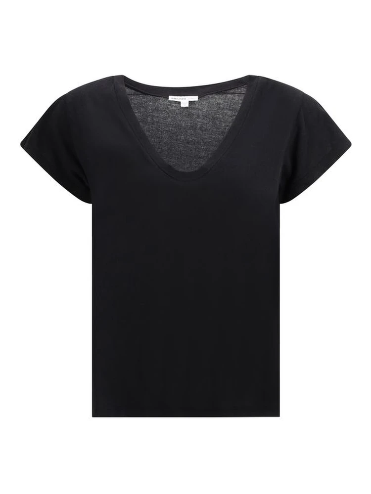 تيشيرت قطني أسود