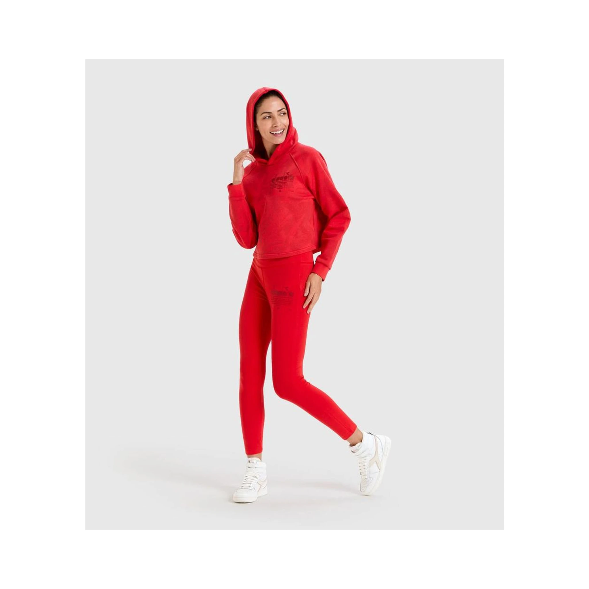 Red Cotton Sweatshirt