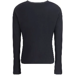 سويت شيرت قطني أسود