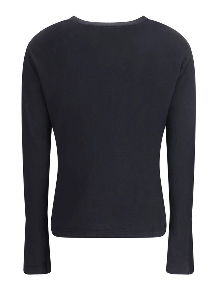 سويت شيرت قطني أسود