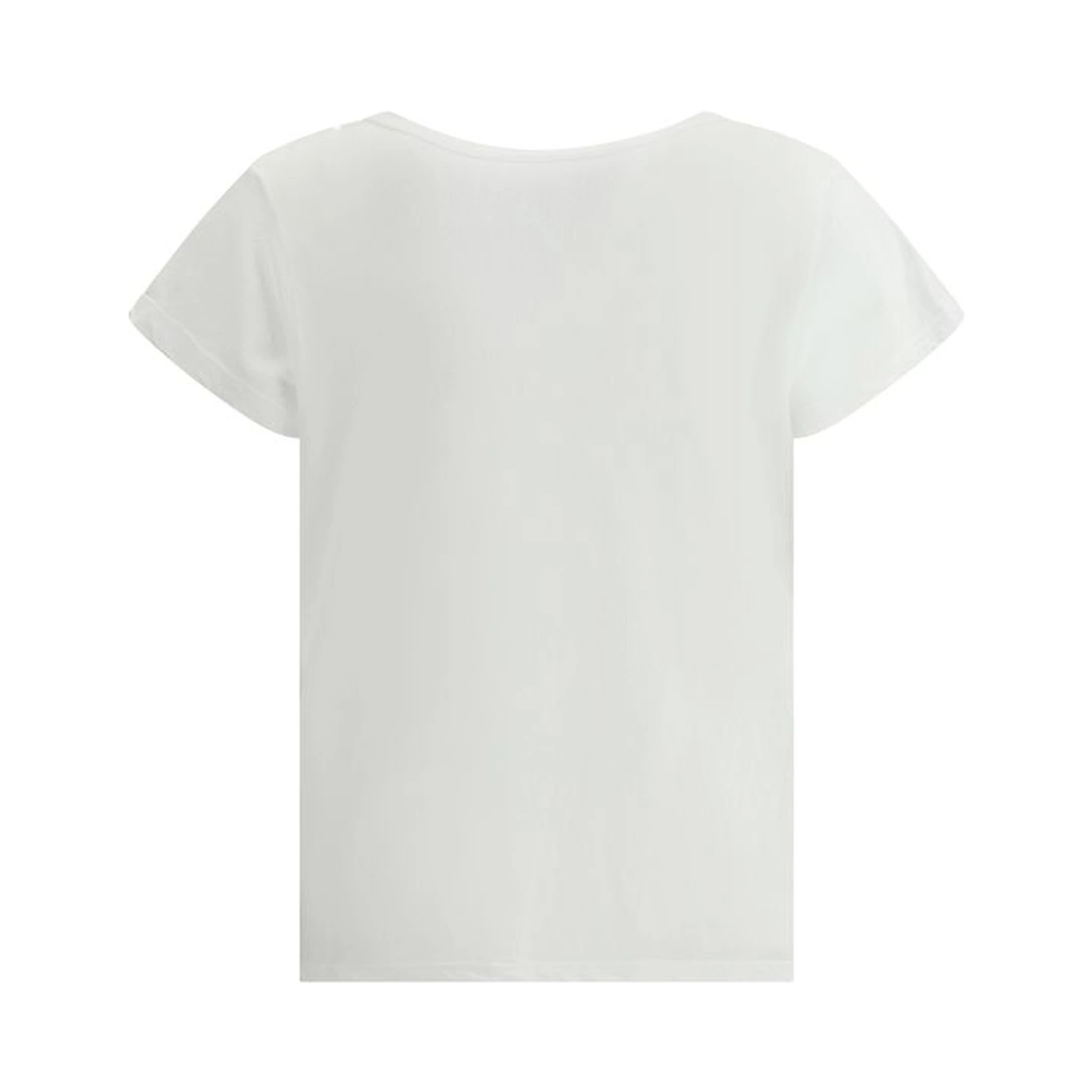 تي شيرت قطني أبيض