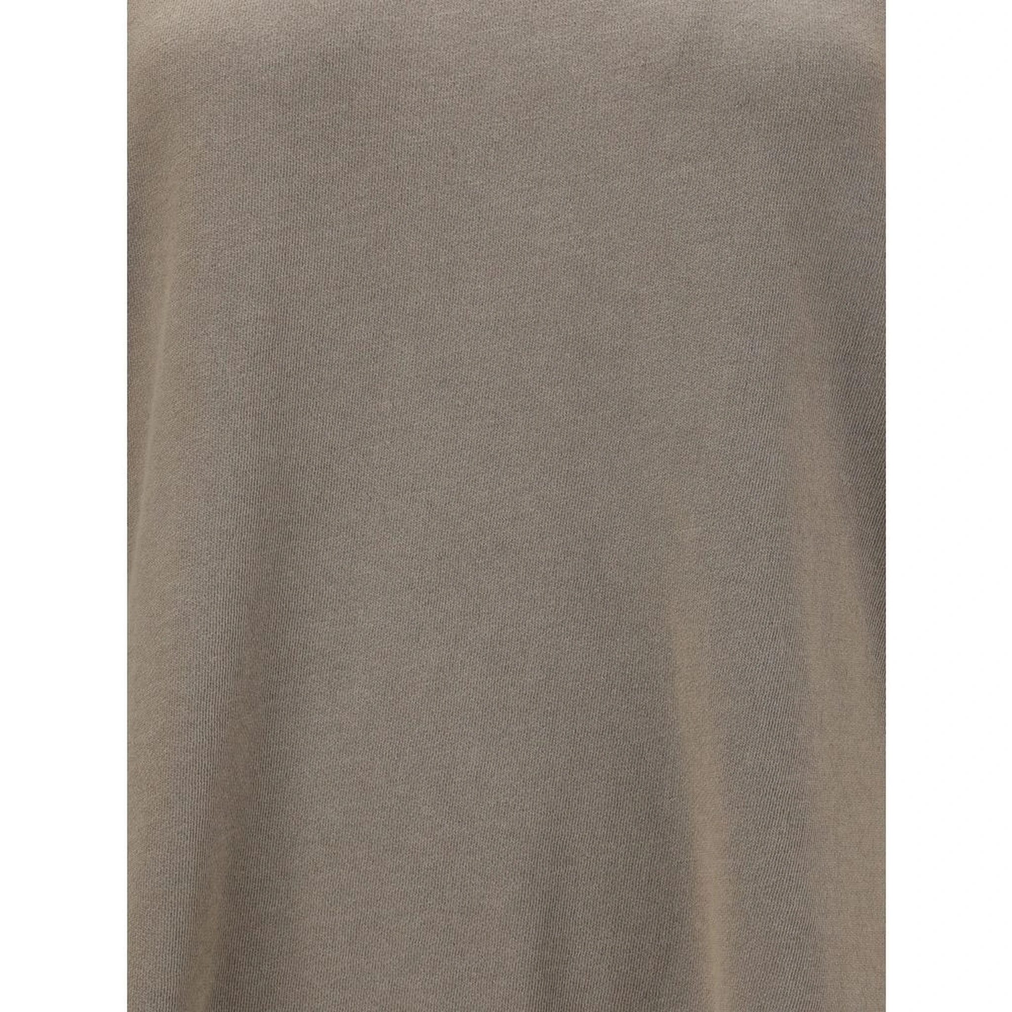 Beige Cotton Sweatshirt