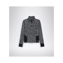 Black Polyester Sweatshirt