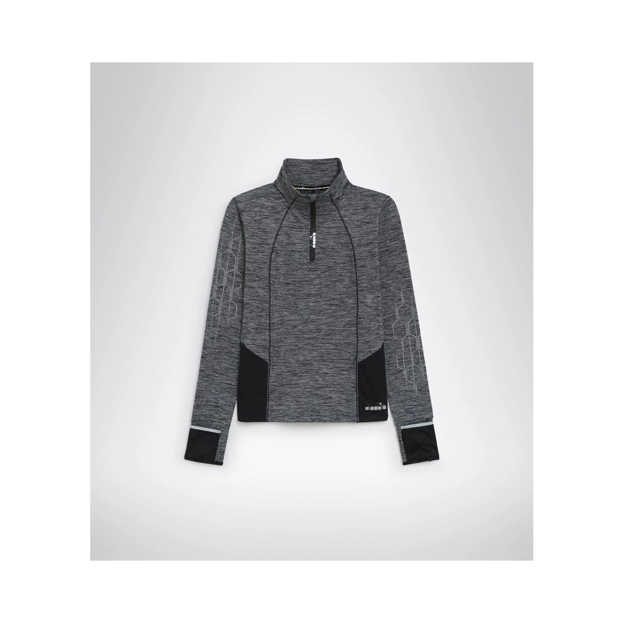 Black Polyester Sweatshirt