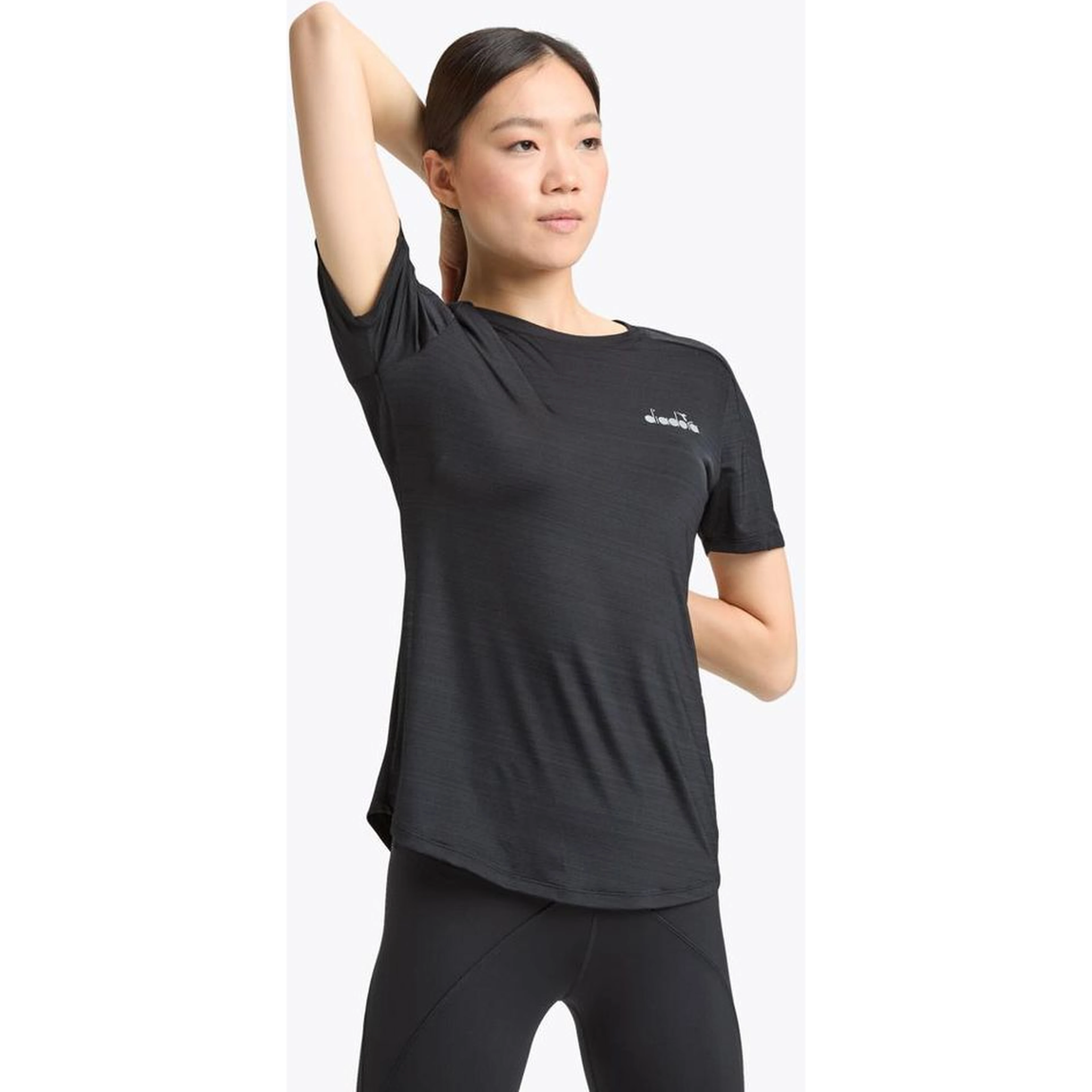 Black Polyester T-Shirt