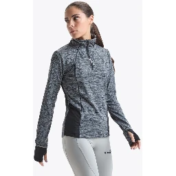 Black Polyester Sweatshirt