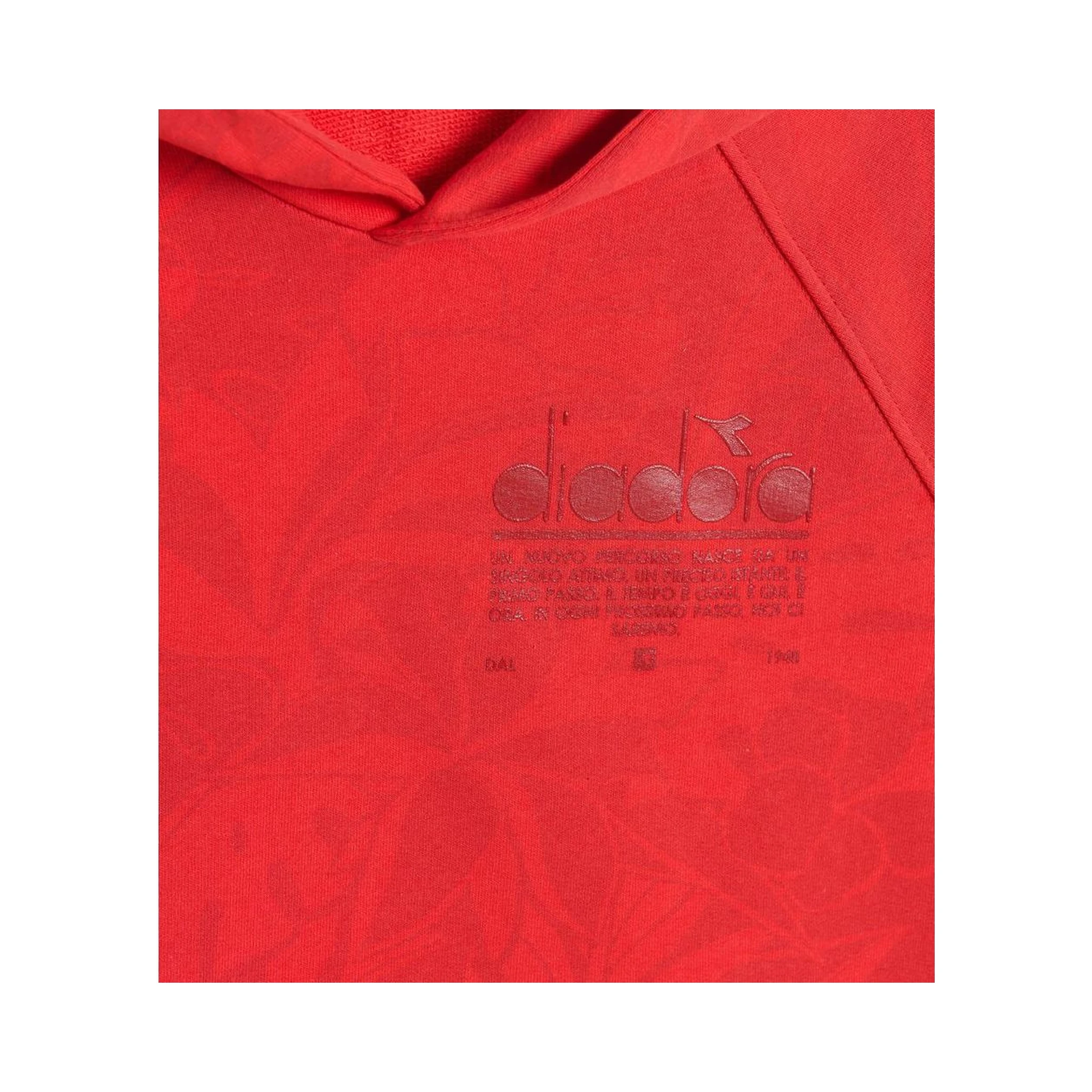 Red Cotton Sweatshirt