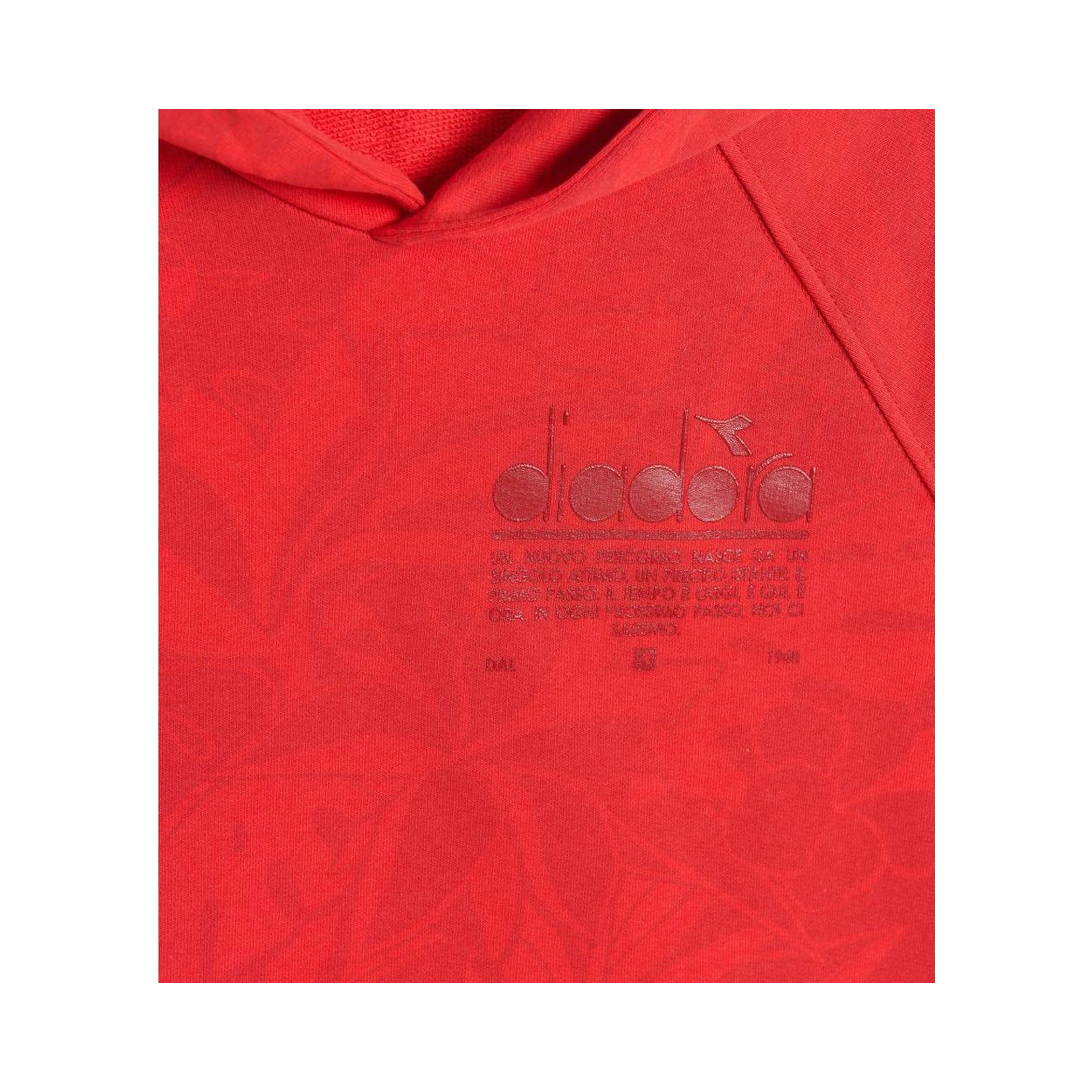Red Cotton Sweatshirt