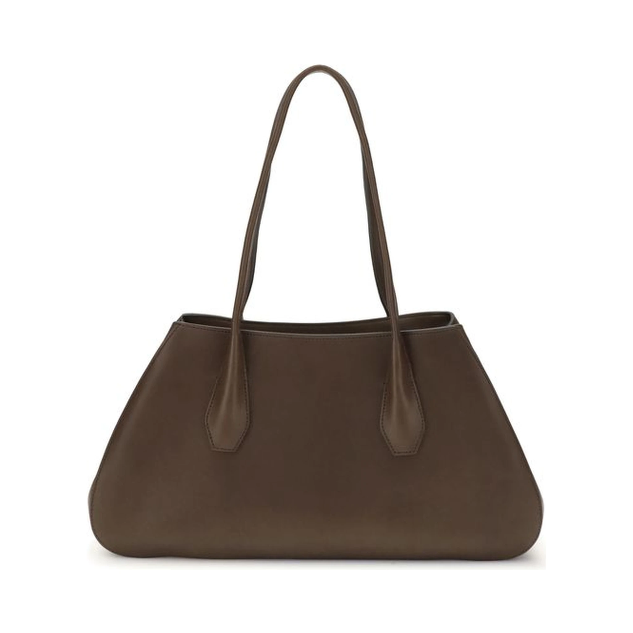 حقيبة كتف بوس توروس من جلد العجل البني