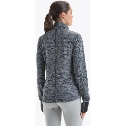 Black Polyester Sweatshirt