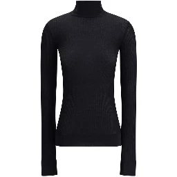 Black Wool Top