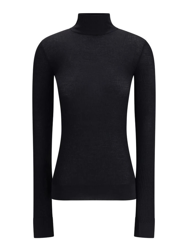 Black Wool Top
