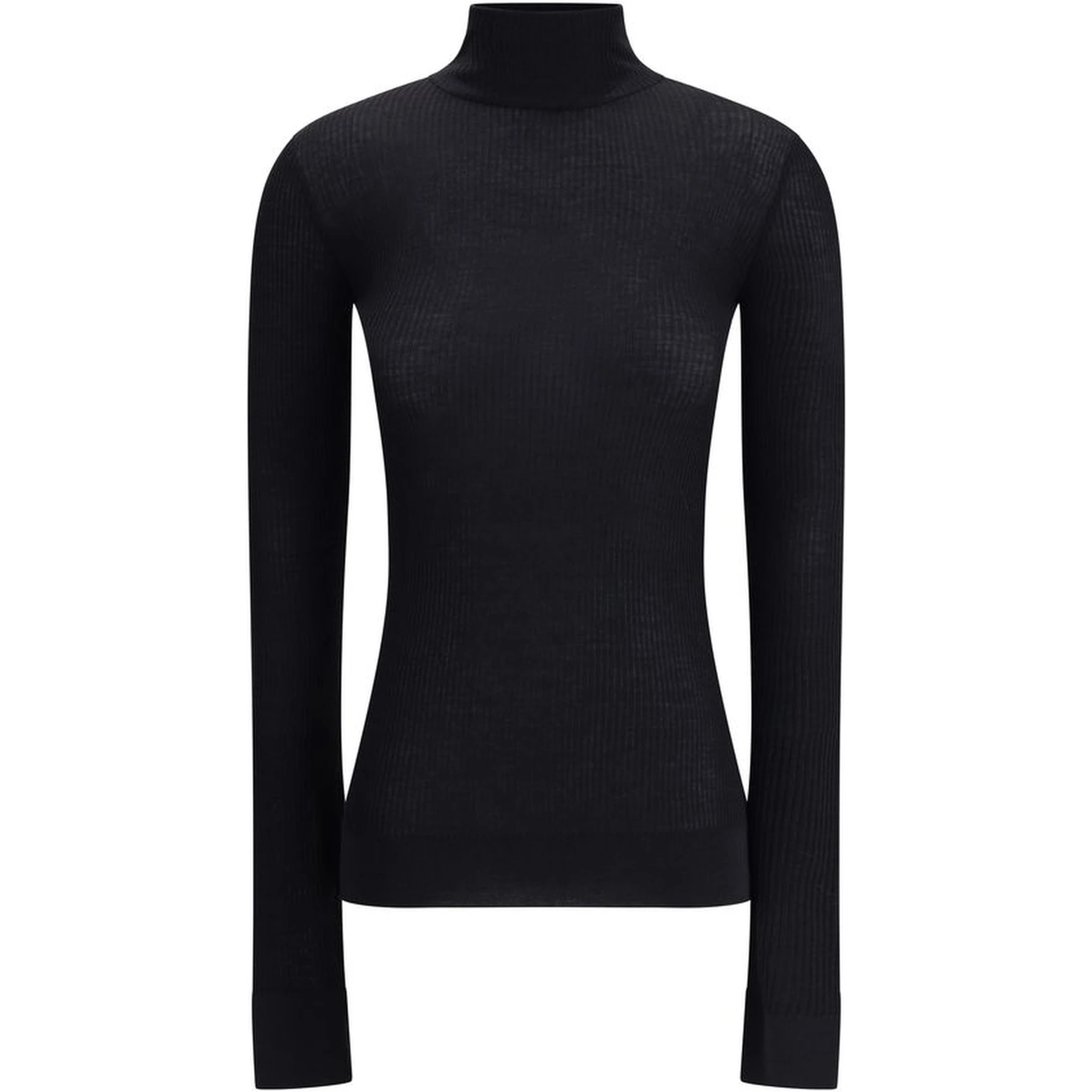 Black Wool Top