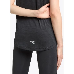 Black Polyester T-Shirt