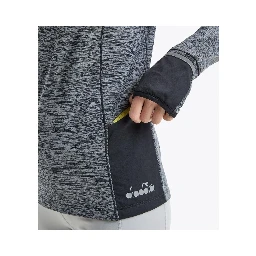 Black Polyester Sweatshirt