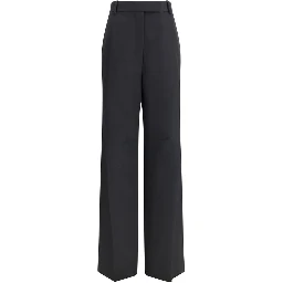 بنطال رسمي من الصوف الأسود