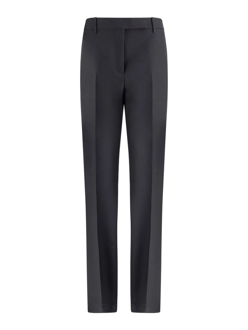 بنطال صوف أسود