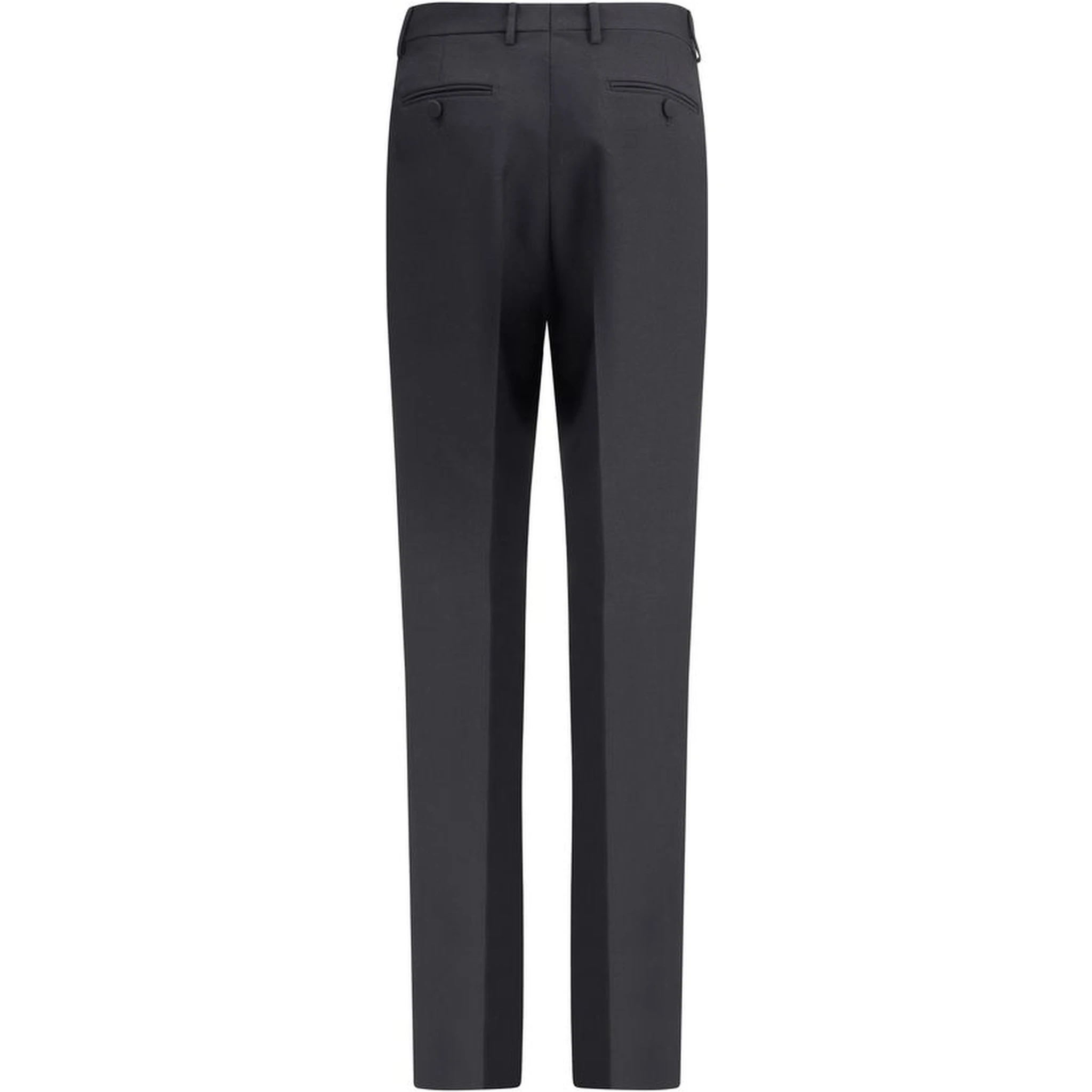 Black Wool Pants