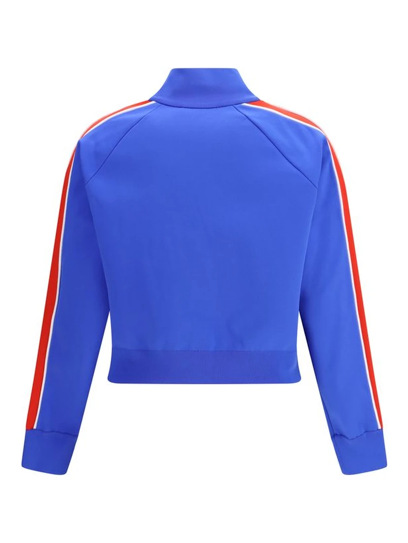 Blue Polyamide Sweatshirt