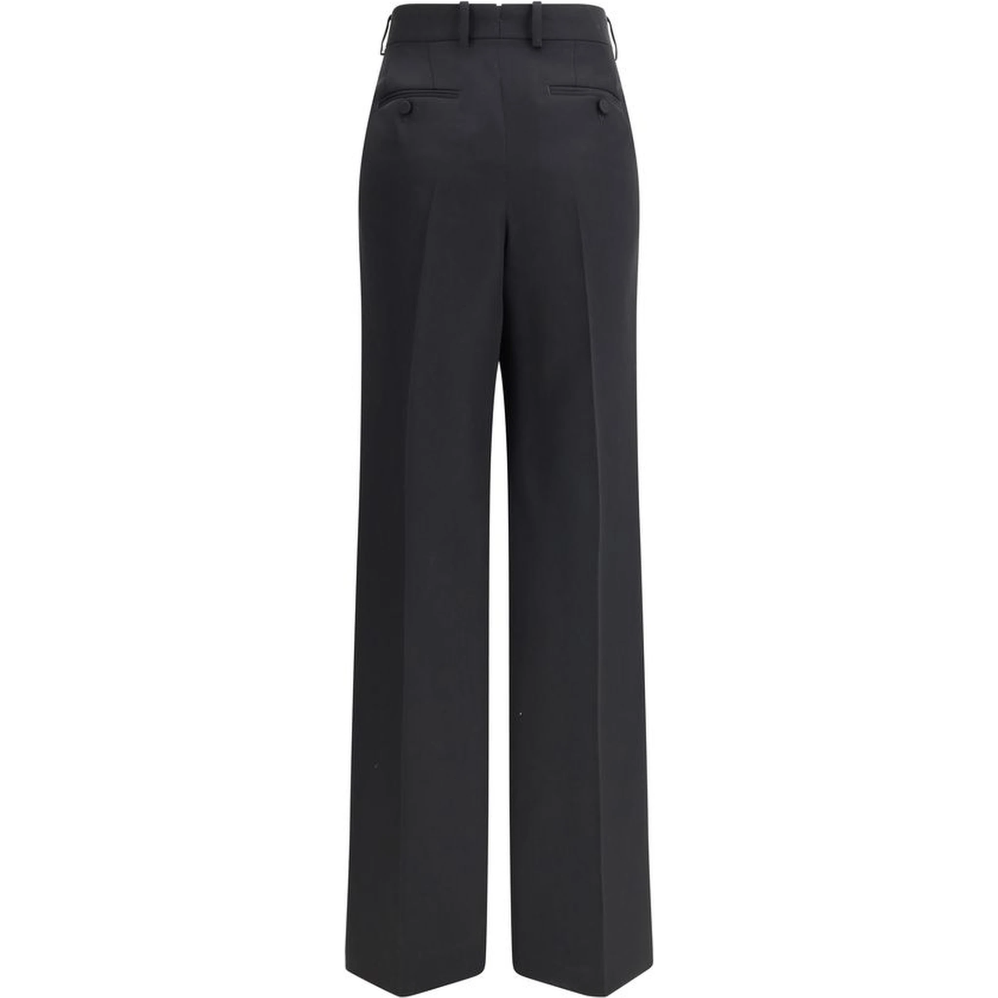 بنطال رسمي من الصوف الأسود