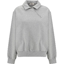 Gray Cotton Sweatshirt
