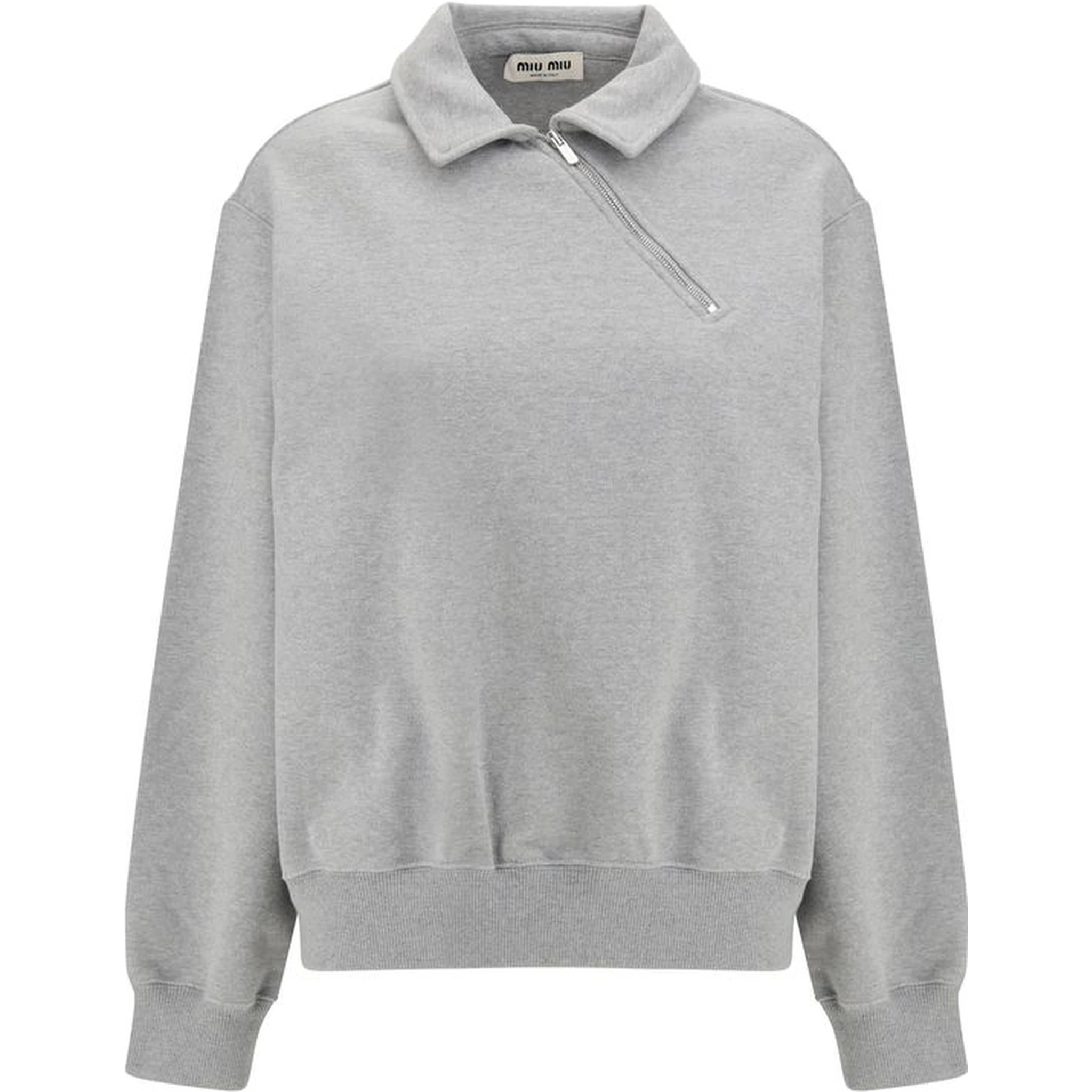 Gray Cotton Sweatshirt