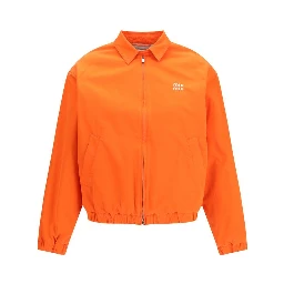 Orange Cotton Bomber