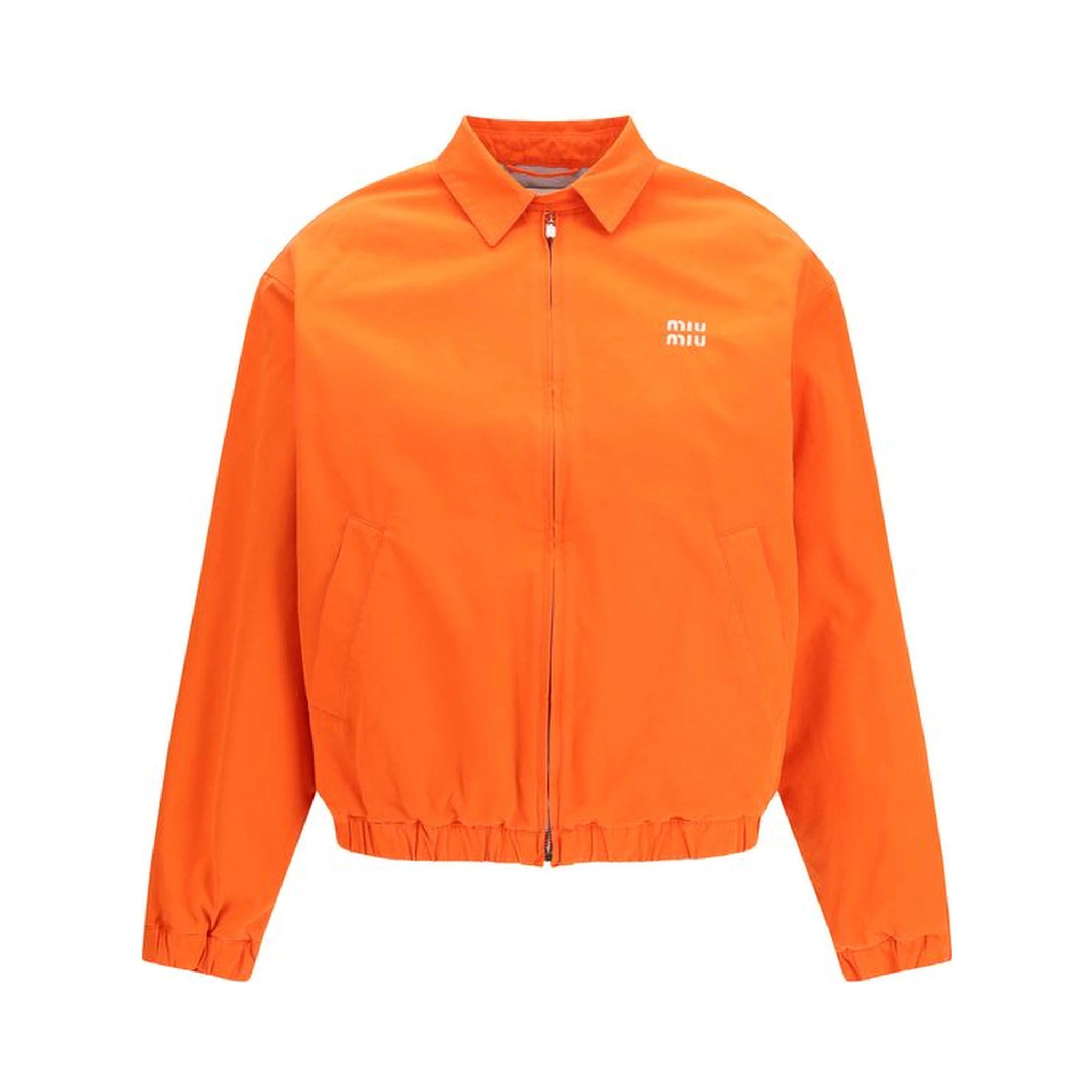 Orange Cotton Bomber