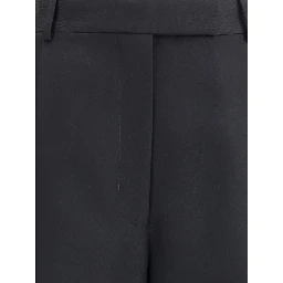 بنطال رسمي من الصوف الأسود