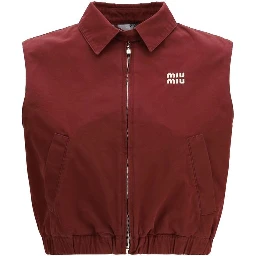 Bordeaux Cotton Jackets And Coat