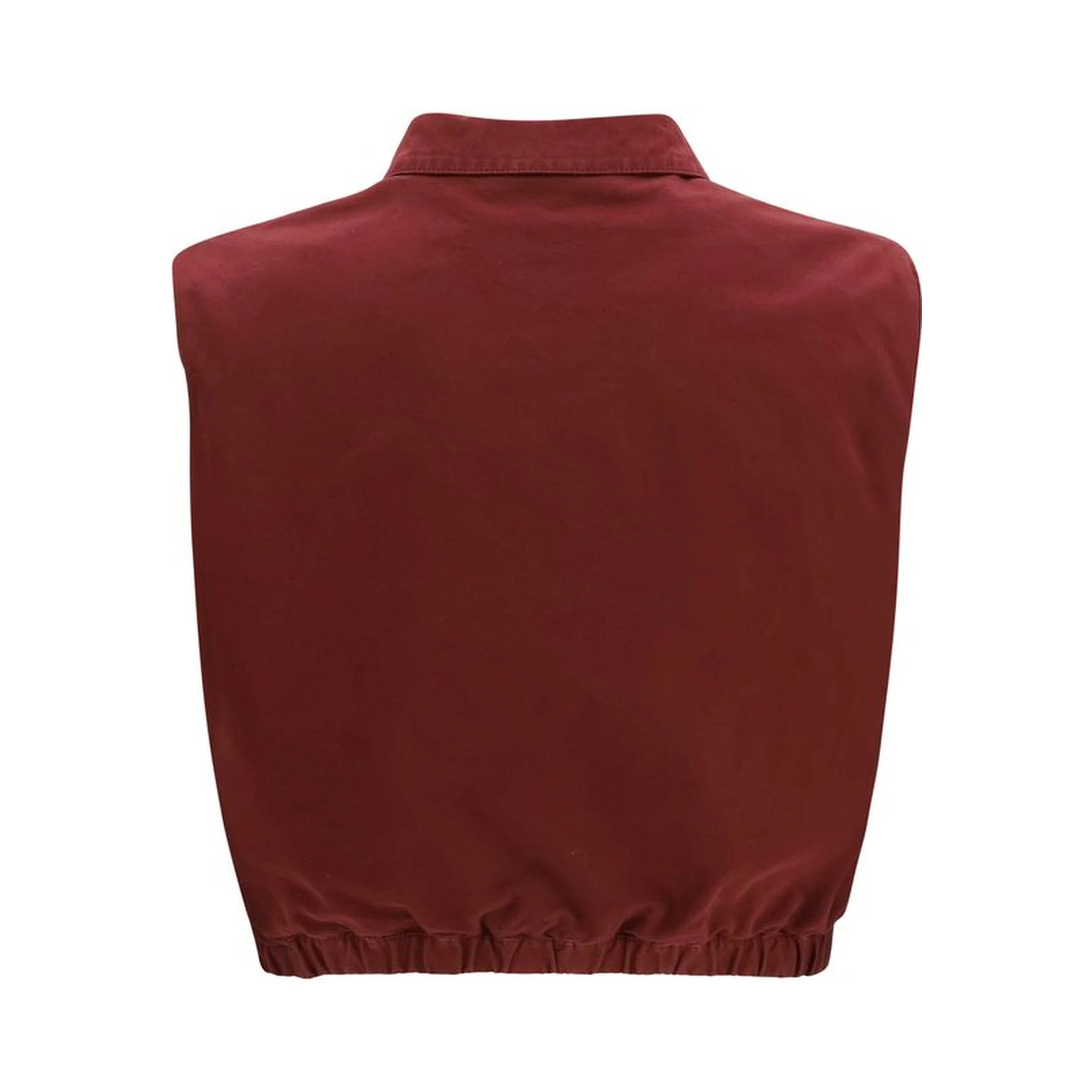 Bordeaux Cotton Jackets And Coat