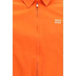 Orange Cotton Bomber