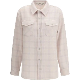 White Cashmere Pattern Shirt
